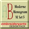 Moderne XL Monogram Set 5