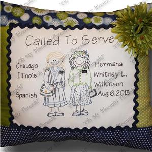 Sisters Called to Serve Embroidery Pattern
