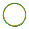 Open Circle w/Thin Stripes