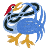 Basket Weave Heron
