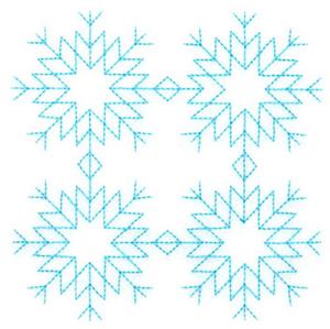 Snowflake 4 Square