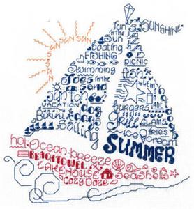 Let's Sail Into Summer Cross Stitch Pattern