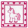 Unicorn Princess Quilt Square
