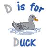 D is for Duck Large