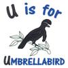 U is for Umbrellabird Large