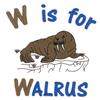 W is for Walrus Large