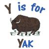 Y is for Yak Large