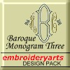 Baroque Monogram Set 3