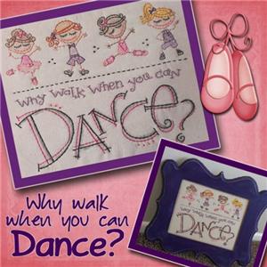 Dance! Embroidery Pattern