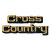 Metallic Sports Cross Country Text