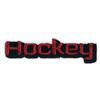 Metallic Sports Hockey Text