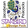 Jacobean Peacocks Design Pack