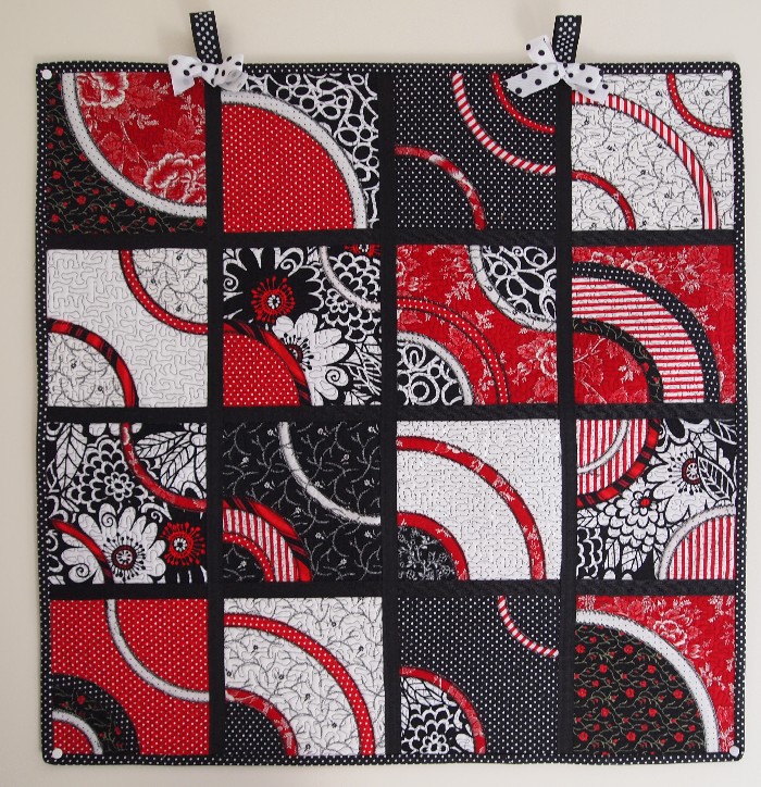 Go Crazy Quilted Wallhanging