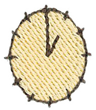 Stitched Clock