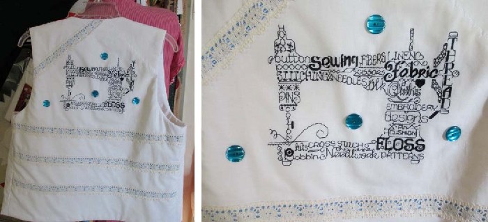 Sewing Word Play Vest