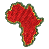Africa - Two Color Outline