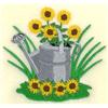 Watering Can with Sunflowers