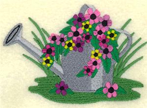 Watering Can with Flowers 1