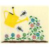 Watering Can Pouring Flowers