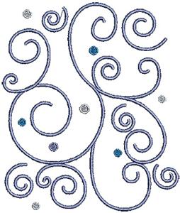 Scrollworks swirls design