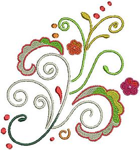 Scrollworks floral swirls