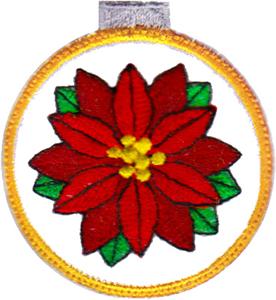 Holiday Poinsettia Ornament