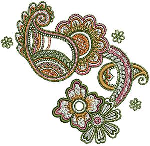 Henna design floral 2