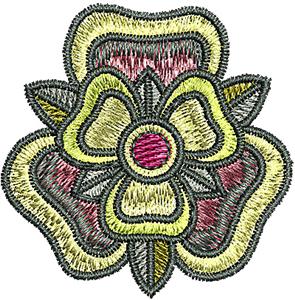 Tudor flower design 6