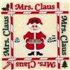 Mrs. Claus Quilt Square