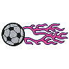 Soccerball with Flames 19