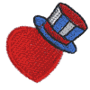 Heart 39-W/Top Hat