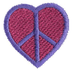 Heart 40-Peace Sign