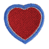 Heart 41-Red, White & Blue