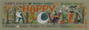 Halloween Happiness Cross Stitch Pattern