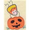 Candy Corn applique handstand/pumpkin sm