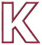 Applique 3 XL, Letter K