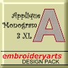 Applique XL Monogram Set 3