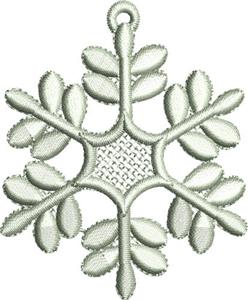Snowflake, Free Standing Lace