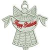 Birthday Angel, Free Standing Lace (Larger)