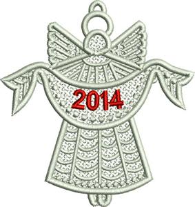 2014 Angel, Free Standing Lace