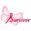 Breast Cancer Wings Survivor