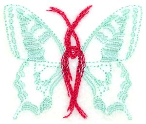 Breast Cancer Butterfly 3