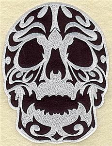 Tattoo Skull applique C / medium