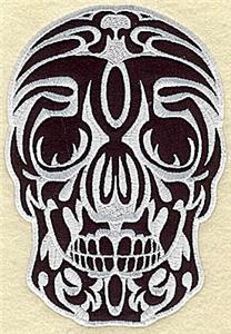 Tattoo Skull applique I / large