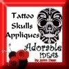 Tattoo Skulls Applique
