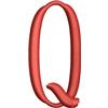 1.9" Interlocking Letter Q