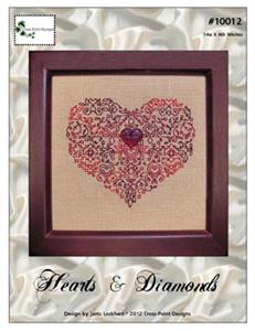 Hearts & Diamonds Cross Stitch Pattern