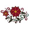 Jacobean Christmas Poinsettia