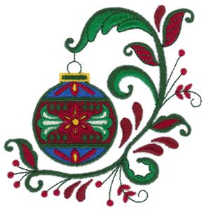 Jacobean Christmas Ornament