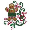 Jacobean Christmas Gingerbread Man